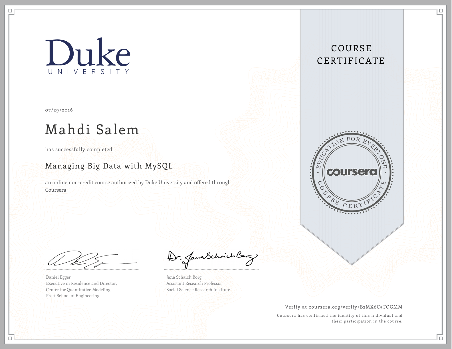 Advanced MySQL Database Design & Querying