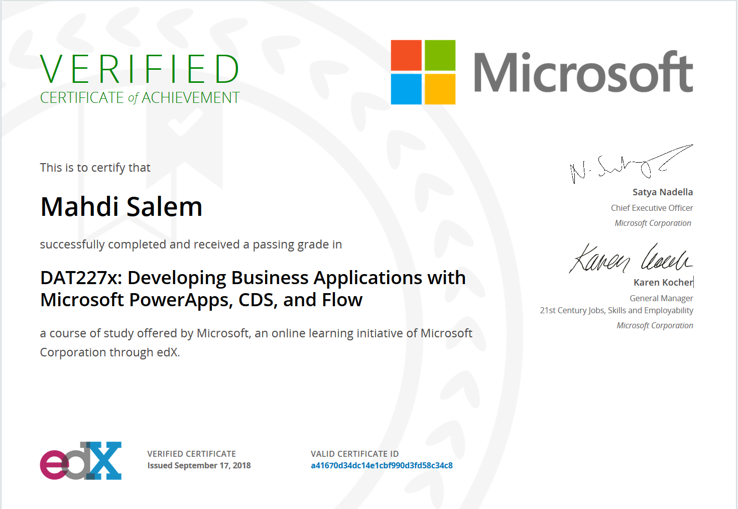 Microsoft PowerApps Specialist Certification