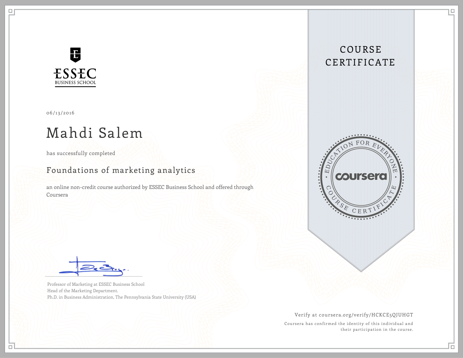 Marketing Analytics & Consumer Insights