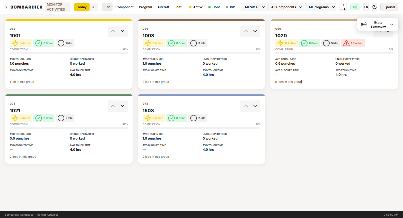 Manager Operations Portal & Job Handover (Masked)